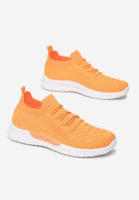 Born2be - Pomarańczowe Buty Sportowe Adrearene. Kolor: pomarańczowy #4