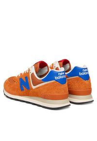 New Balance Sneakersy U574BRD Pomarańczowy. Kolor: pomarańczowy. Materiał: zamsz, skóra. Model: New Balance 574