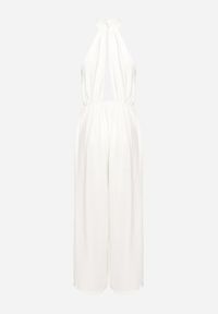 Born2be - Biały Kombinezon o Taliowanym Kroju Bez Rękawów Rivassina. Kolor: biały. Długość rękawa: bez rękawów. Długość: długie #5