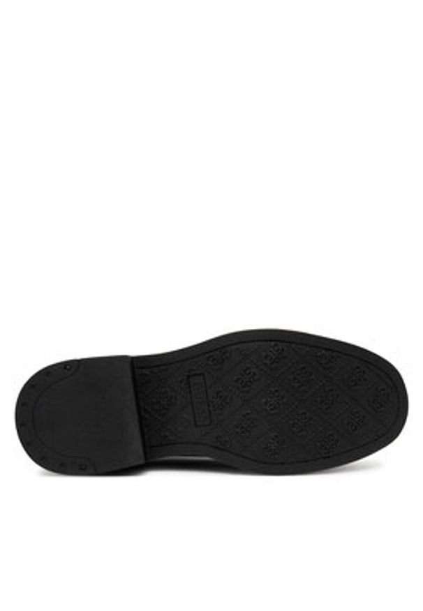 Guess Botki FLTFNE FAL10 Czarny. Kolor: czarny. Materiał: skóra