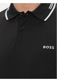 BOSS - Boss Polo Paul 50506193 Czarny Slim Fit. Typ kołnierza: polo. Kolor: czarny. Materiał: bawełna