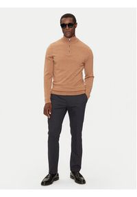 JOOP! Chinosy 17 JT-18Hank12-W 30043734 Granatowy Slim Fit. Kolor: niebieski. Materiał: syntetyk, bawełna