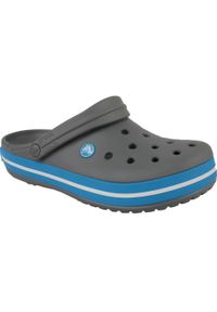 Buty do chodzenia męskie Crocs Crocband. Zapięcie: bez zapięcia. Kolor: wielokolorowy, szary. Materiał: guma, syntetyk, materiał. Szerokość cholewki: normalna. Sport: turystyka piesza