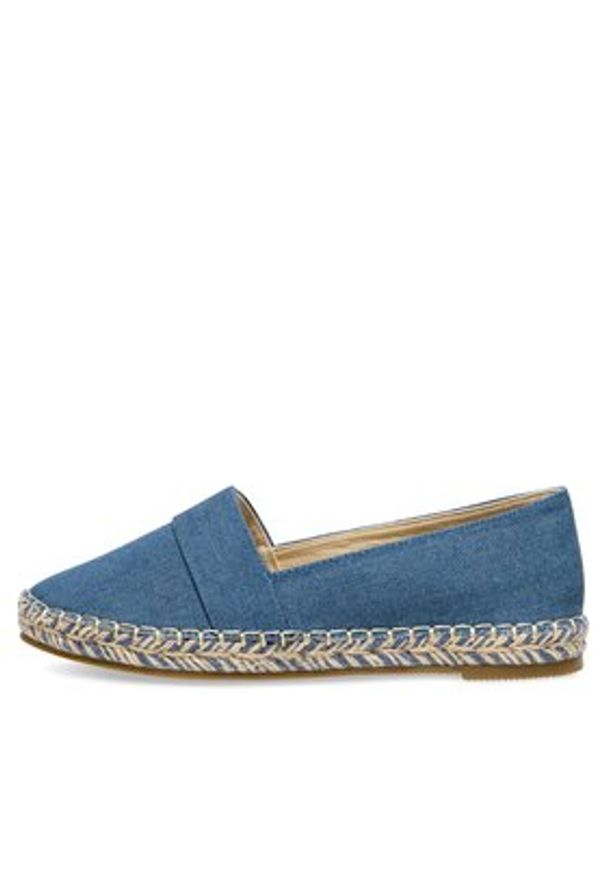 Jenny Fairy Espadryle WSS990-208 Niebieski. Kolor: niebieski. Materiał: materiał