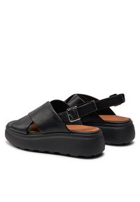 Geox Sandały D Spherica Ec4.1 S D45D4A 00085 C9999 Czarny. Kolor: czarny. Materiał: skóra #6
