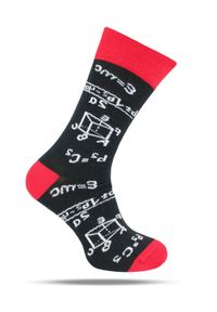 His Story - Skarpetki Bawełniane - Tematyczne - Wzór Matematyczny. Materiał: elastan, bawełna, poliamid #1