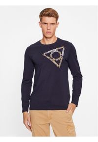 Guess Longsleeve M3BI14 I3Z14 Granatowy Slim Fit. Kolor: niebieski. Materiał: bawełna. Długość rękawa: długi rękaw
