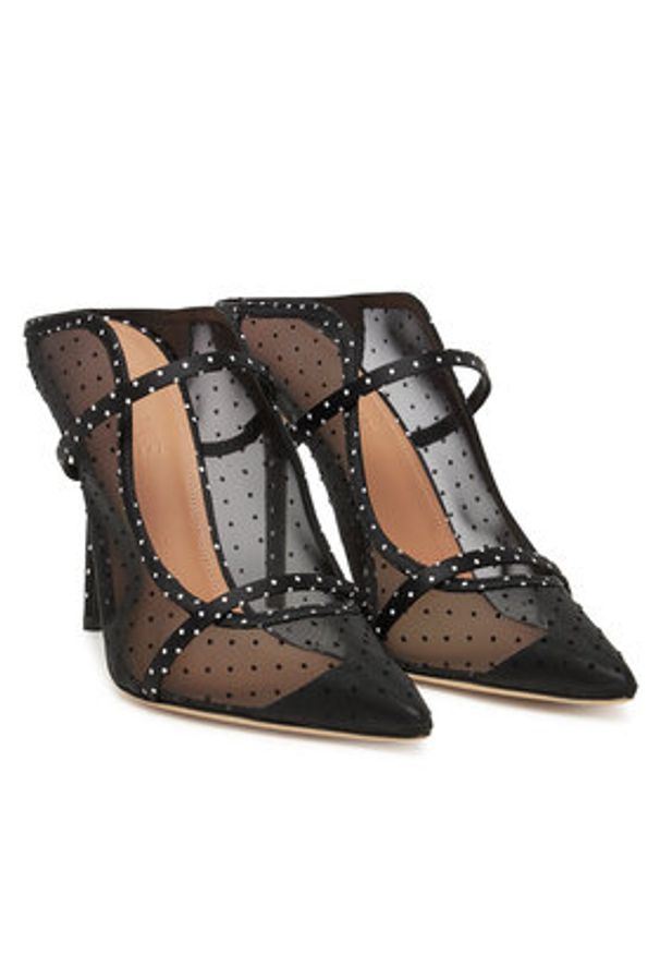 MALONE SOULIERS Klapki Maureen 100-351 Czarny. Kolor: czarny