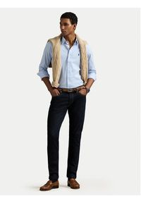 Polo Ralph Lauren Koszula 710929344020 Błękitny Slim Fit. Typ kołnierza: polo. Kolor: niebieski. Materiał: bawełna #4