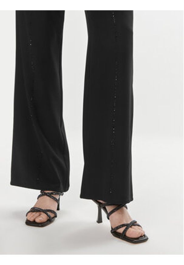 Liu Jo Sport Spodnie materiałowe TA4261 TS423 Czarny Regular Fit. Kolor: czarny. Materiał: syntetyk. Styl: sportowy