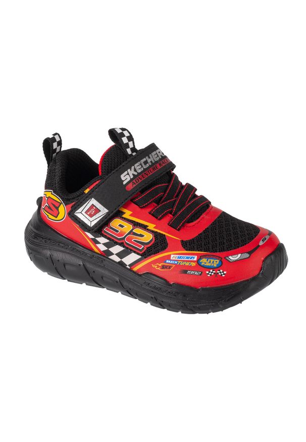 skechers - Tenisówki Skechers Model Skech Tracks Kolor Czerwony. Kolor: czerwony. Materiał: materiał, syntetyk, tkanina