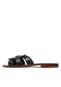 Coach Klapki Issa Leather Sandal CI222 Czarny. Kolor: czarny. Materiał: skóra #5