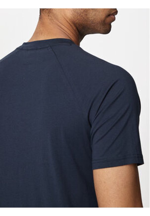 BOSS - Boss T-Shirt 50517970 Granatowy Slim Fit. Kolor: niebieski. Materiał: bawełna