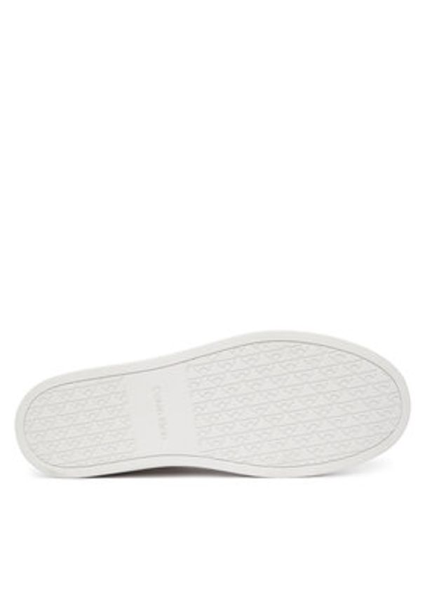 Calvin Klein Sneakersy Classic Cups Laceup Knit HM0HM02130 Biały. Kolor: biały. Materiał: materiał
