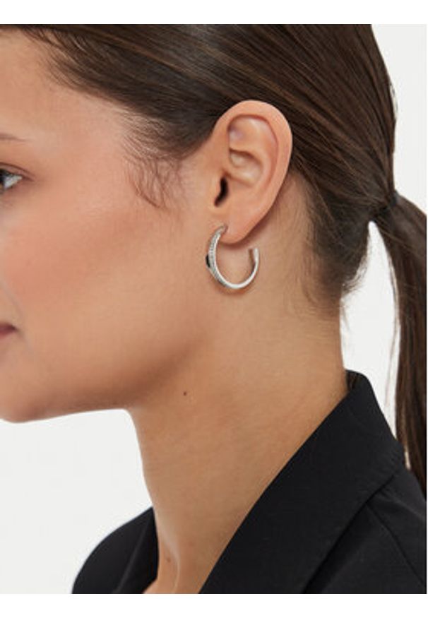 Calvin Klein Kolczyki 35000163 Srebrny. Materiał: metalowe. Kolor: srebrny