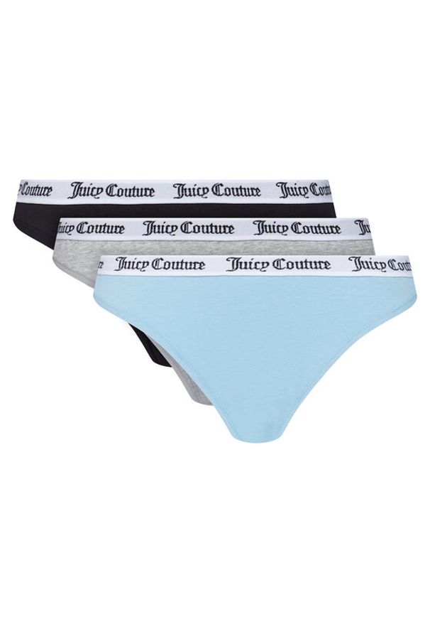 Juicy Couture Komplet 3 par fig klasycznych Diddi JCLBR224572 Kolorowy. Materiał: bawełna. Wzór: kolorowy