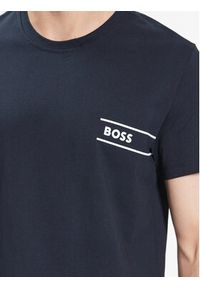 BOSS - Boss T-Shirt 50489442 Granatowy Regular Fit. Kolor: niebieski. Materiał: bawełna #3
