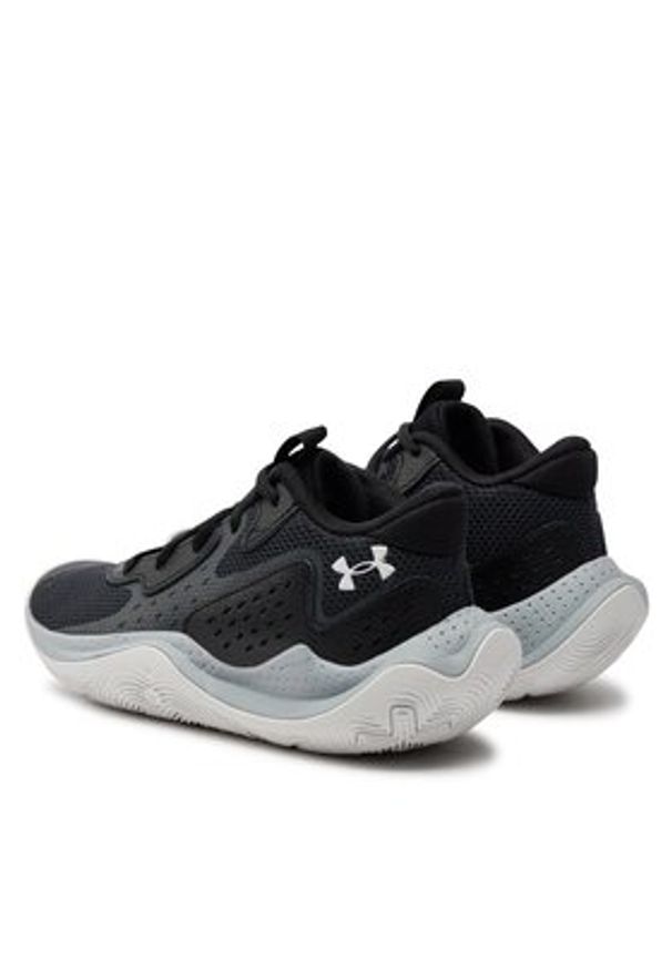 Under Armour Buty do koszykówki Ua Gs Jet '23 3026635-004 Czarny. Kolor: czarny. Materiał: skóra. Sport: koszykówka