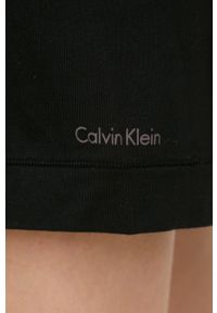 Calvin Klein Underwear koszula nocna damska kolor czarny. Kolor: czarny. Materiał: dzianina. Długość: długie