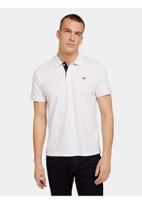 Tom Tailor Polo 1027713 Biały Regular Fit. Typ kołnierza: polo. Kolor: biały. Materiał: bawełna #6