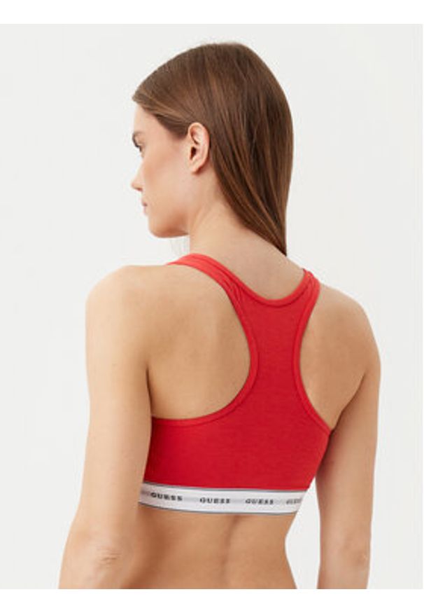 Guess Biustonosz top O97C01 KBBU1 Czerwony. Kolor: czerwony. Materiał: bawełna