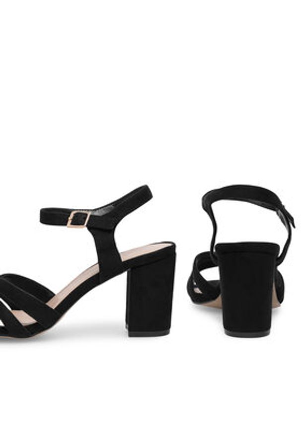 Clara Barson Sandały LS5953-07 Czarny. Kolor: czarny. Materiał: materiał