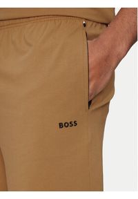 BOSS Szorty sportowe Mix&Match 50515314 Beżowy Regular Fit. Kolor: beżowy. Materiał: bawełna. Styl: sportowy #5