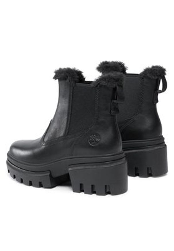 Timberland Botki Everleigh Bt Wrm Ln Chls TB0A5ZNV0151 Czarny. Kolor: czarny. Materiał: skóra