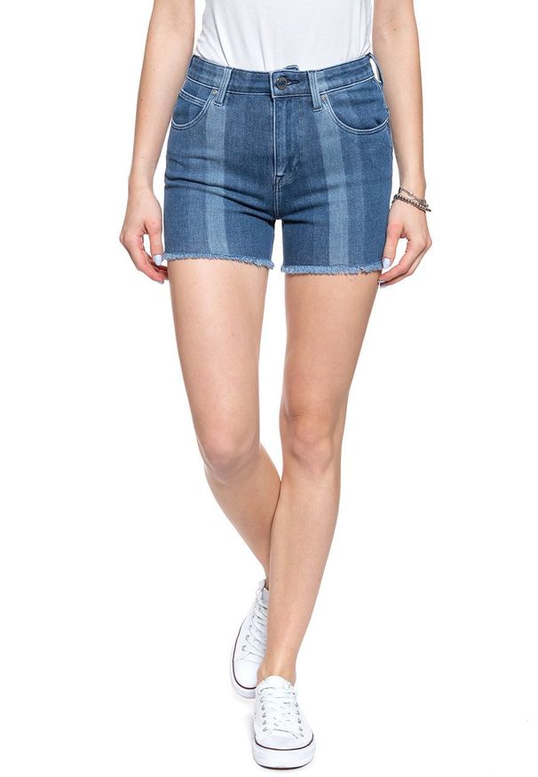 Lee - DAMSKIE SPODENKI LEE CUT OFF SHORT BODY OPTIX L37RQYYV 112108127