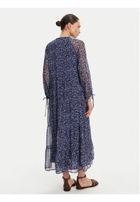 Pepe Jeans Sukienka codzienna Ariana PL953631 Niebieski Regular Fit. Okazja: na co dzień. Kolor: niebieski. Materiał: syntetyk. Typ sukienki: proste. Styl: casual