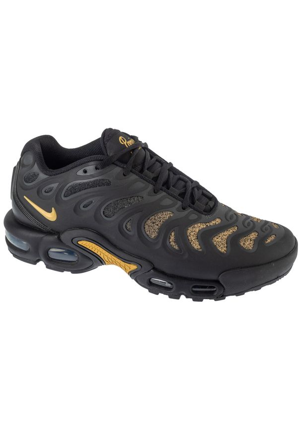 Nike - Buty sportowe Sneakersy męskie, Air Max Plus Drift PSG. Kolor: czarny. Model: Nike Air Max. Sport: turystyka piesza