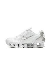 Nike - Shox TL White Metallic Silver Max Orange. Kolor: biały