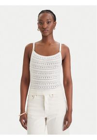 Guess Sweter W6GR11 Z0593 Biały Regular Fit. Kolor: biały. Materiał: syntetyk #1