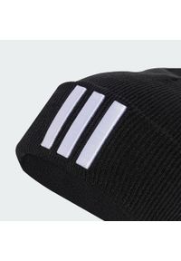 Adidas - Czapka 3-Stripes. Kolor: biały, wielokolorowy, czarny. Materiał: dzianina. Styl: klasyczny