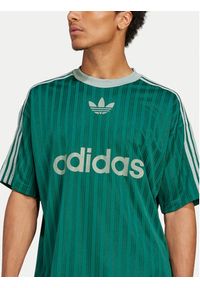 Adidas - adidas T-Shirt adicolor JP1028 Zielony Loose Fit. Kolor: zielony. Materiał: syntetyk