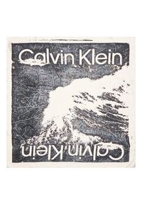 Calvin Klein Apaszka K60K610508 Czarny. Kolor: czarny. Materiał: jedwab, materiał