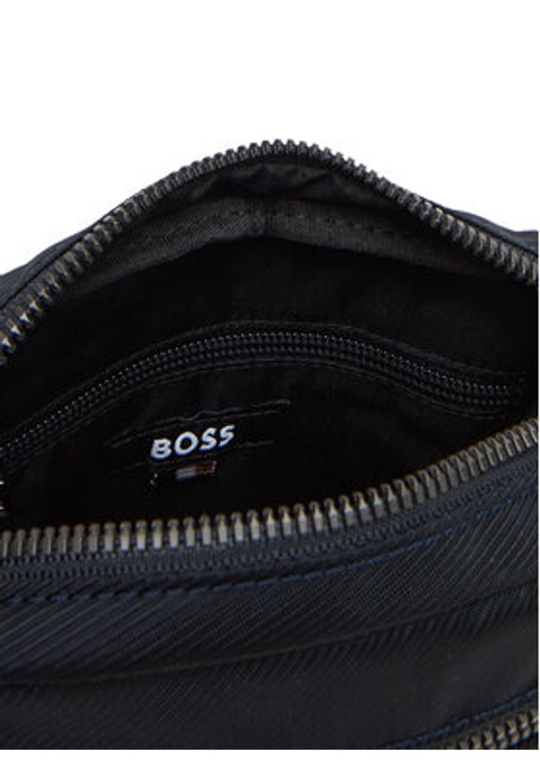 BOSS Saszetka Catch 3.0 NS Zip 50511961 Granatowy. Kolor: niebieski. Materiał: materiał