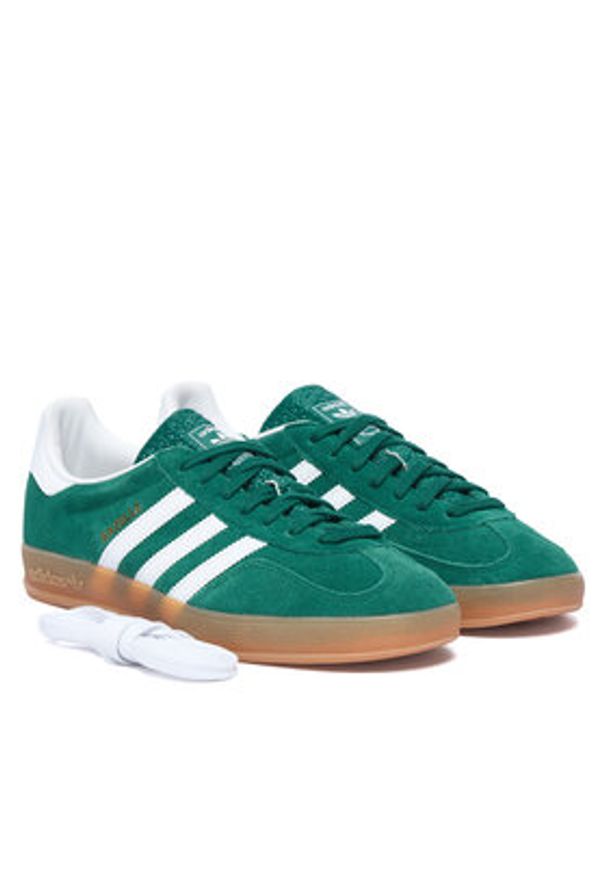 Adidas - adidas Sneakersy Gazelle In JI2062 Zielony. Kolor: zielony. Materiał: skóra, zamsz. Model: Adidas Gazelle