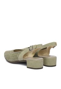 Rieker Czółenka CEO-47060-52 Zielony jasny. Kolor: zielony. Materiał: materiał #4