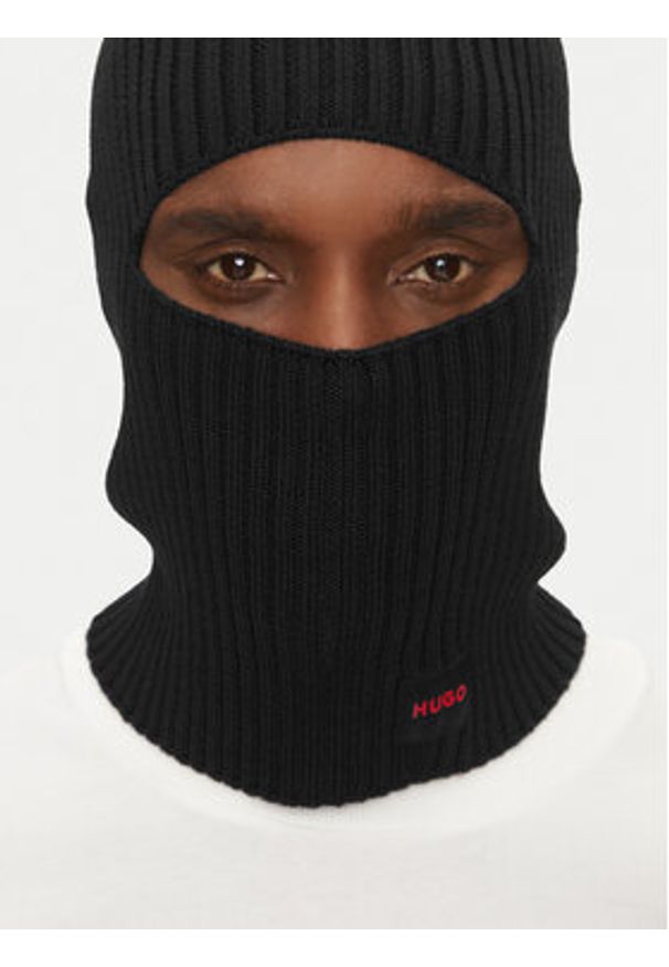 Hugo - HUGO Czapka Xala 50524591 Czarny. Kolor: czarny. Materiał: wełna