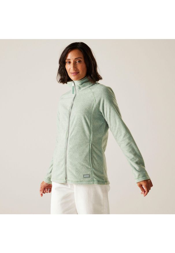 Regatta - Polar tutystyczny damski Mayse z suwakiem. Kolor: szary. Materiał: polar. Sezon: zima. Sport: narciarstwo