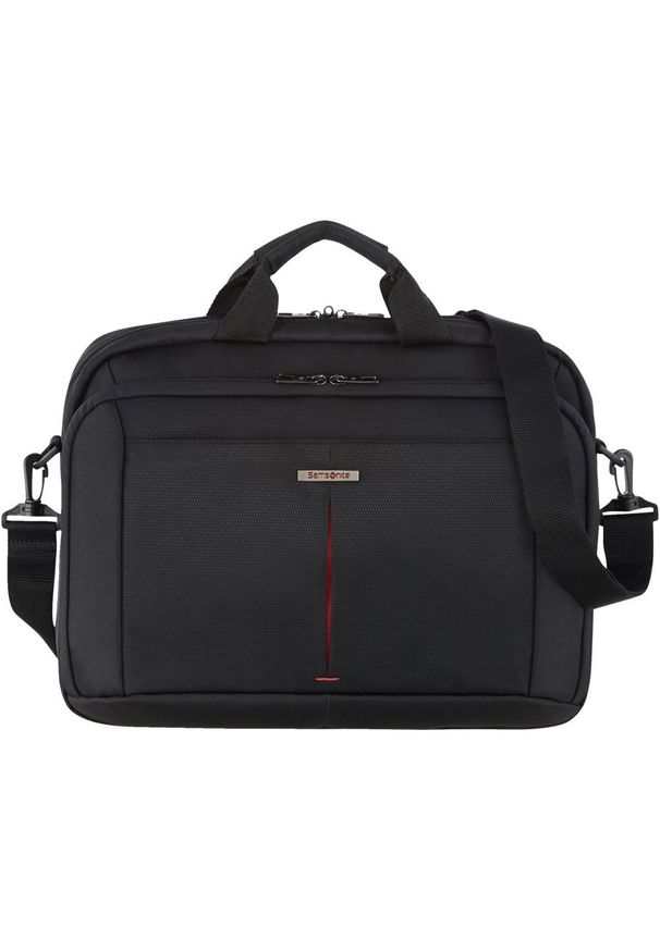 Samsonite Guardit 2.0 Bailhandle 15.6'' czarna. Kolor: czarny. Materiał: poliester. Styl: elegancki, biznesowy