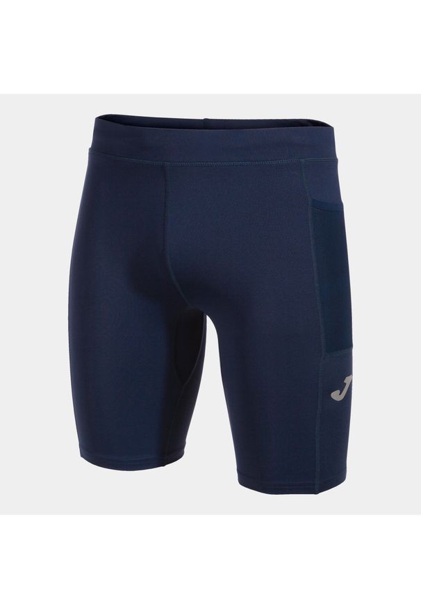 Legginsy Joma Elite X niebieskie do biegania. Kolor: niebieski. Materiał: poliamid. Sport: bieganie, fitness