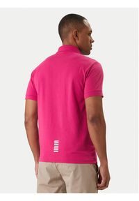 EA7 Emporio Armani Polo 8NPF14 PJVQZ M4089 Różowy Regular Fit. Typ kołnierza: polo. Kolor: różowy. Materiał: bawełna #2