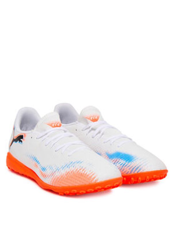 Puma Buty do piłki nożnej Future 8 Play Tt 108605 01 Biały. Kolor: biały. Materiał: materiał