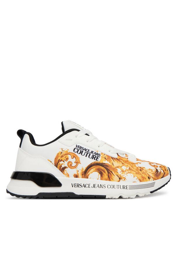 Versace Jeans Couture Sneakersy 80VA3SAA ZSE00 Biały. Kolor: biały. Materiał: materiał