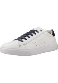 Geox - Buty GEOX J NETTUNO GIRL Biały. Kolor: biały. Materiał: tkanina, skóra. Sport: turystyka piesza #1