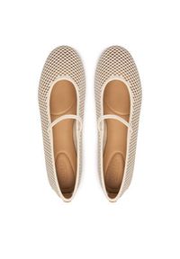 Lauren Ralph Lauren - LAUREN RALPH LAUREN Baleriny Jayna 802P04176004 Biały. Kolor: biały. Materiał: skóra #2