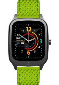 Smartwatch Techmade Smartwatch męski Techmade TM-VISIONB-GRS zielony pasek. Rodzaj zegarka: smartwatch. Kolor: zielony