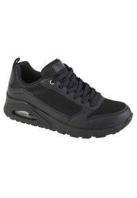 skechers - Buty do chodzenia damskie, Skechers Uno - Inside Matters. Kolor: czarny. Sport: turystyka piesza